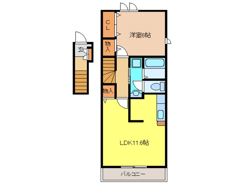 間取図 プラシード・メゾン