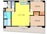 サンシャイン本郷　Ｂ棟 2LDKの間取り