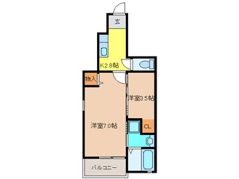 間取図 オークフォレスト明和Ⅵ