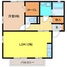 サンパティーク 1LDKの間取り