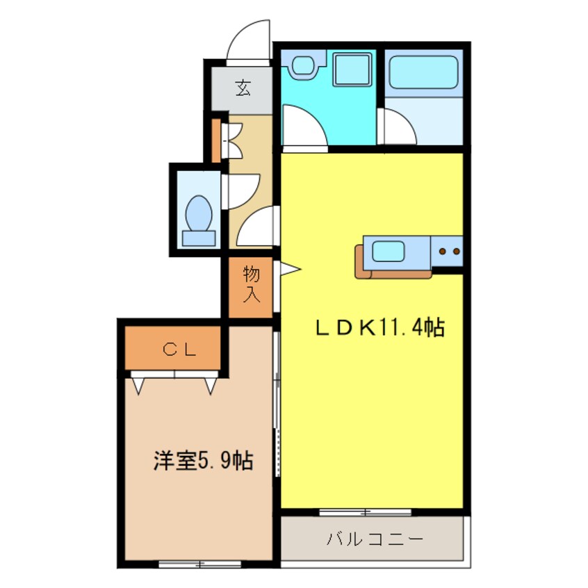 間取図 グレイス・ハイム