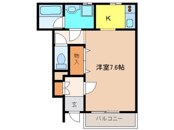 間取図 グラース・ヴィル