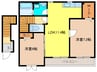 プリマベーラ 2LDKの間取り