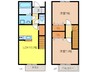 パーシモン 2LDKの間取り