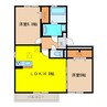 マルベル　N 2LDKの間取り