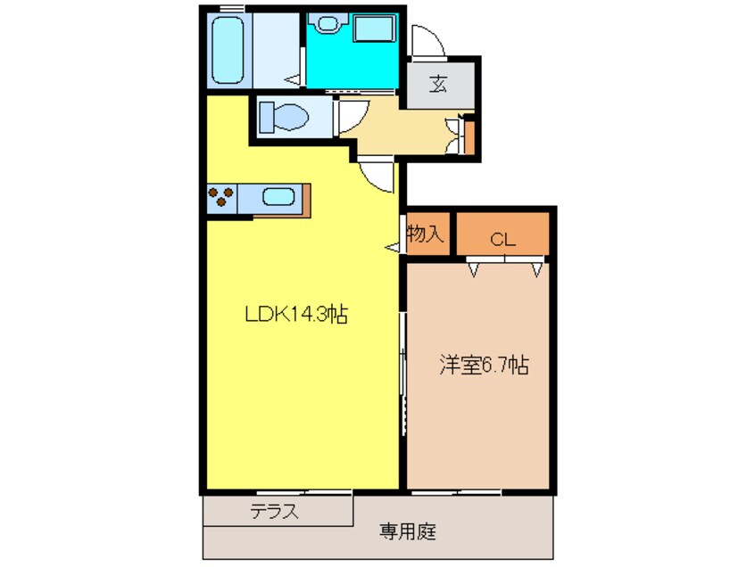 間取図 ウィステリアⅢ