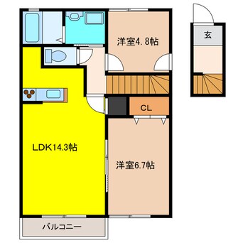 間取図 ウィステリアⅢ