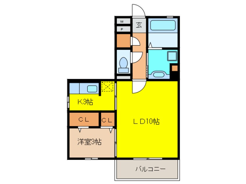 間取図 フェリーチェⅠ