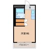 プチマンション江南 1Rの間取り