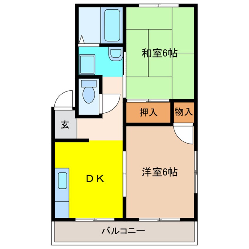 間取図 ハイツセンダ