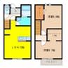 Plussum Court田代町 2LDKの間取り