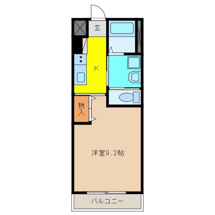 間取図 フェリース桐野