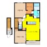 ハッピーフォレストⅡ 2LDKの間取り