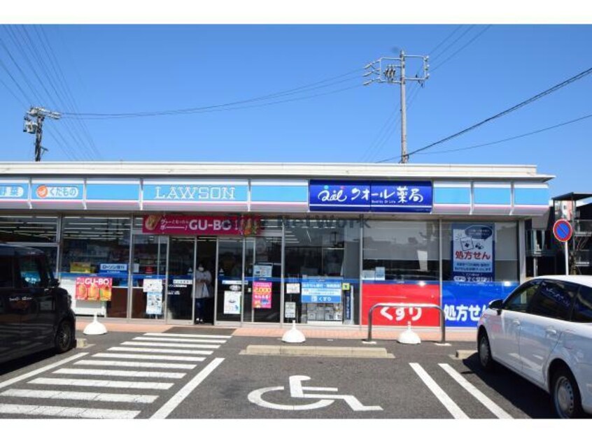 ローソン江南高屋町店(コンビニ)まで484m グレースタウン江南E