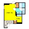 ホワイトメゾンⅤ 1Rの間取り