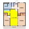 エスポワール秋津 3LDKの間取り