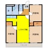 エスポワール秋津 3LDKの間取り