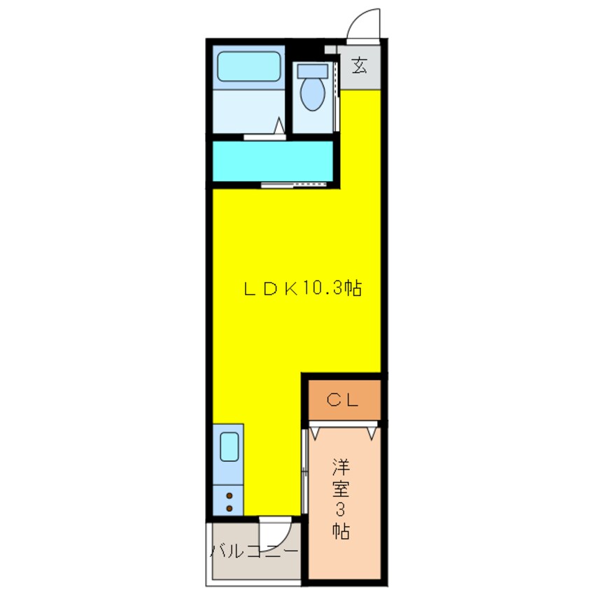間取図 Warren kubomiⅠ