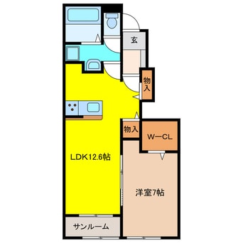 間取図 ソウ　ブイソンⅦ