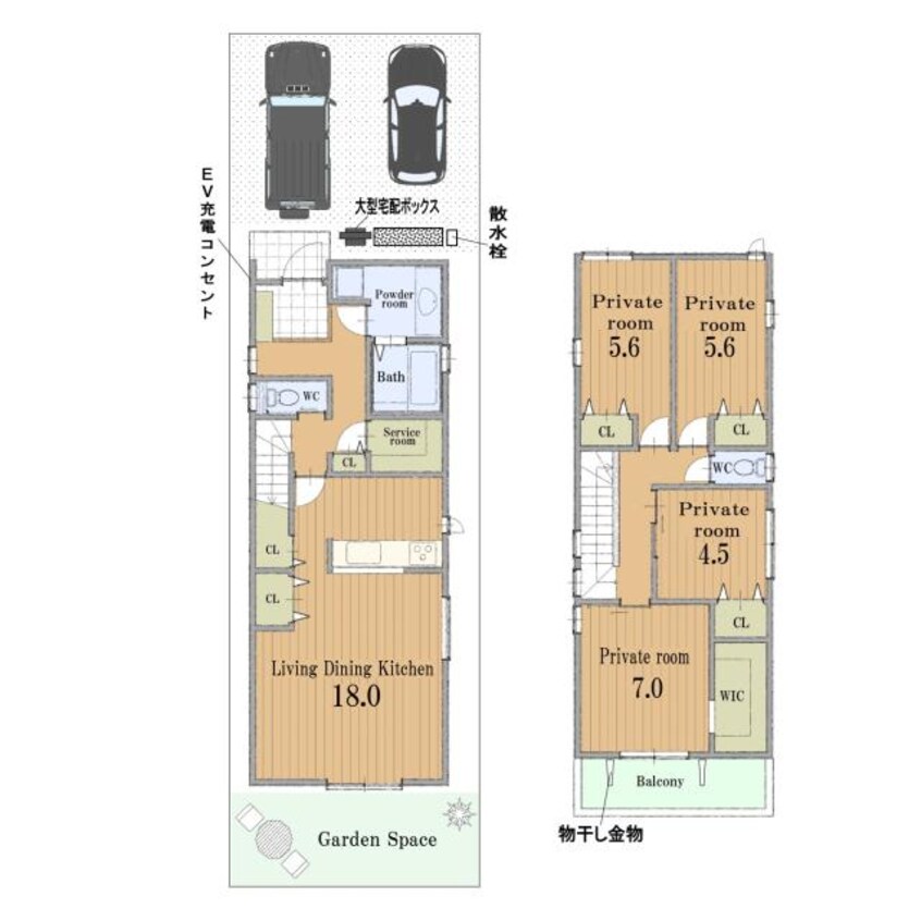 間取図 江南駅西住宅