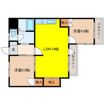 間取図 すずやマンション