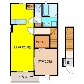 間取図 リュニック唯Ⅰ