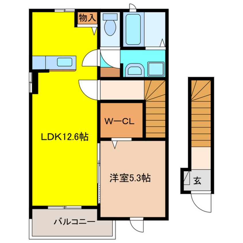 間取図 リュニック唯Ⅰ