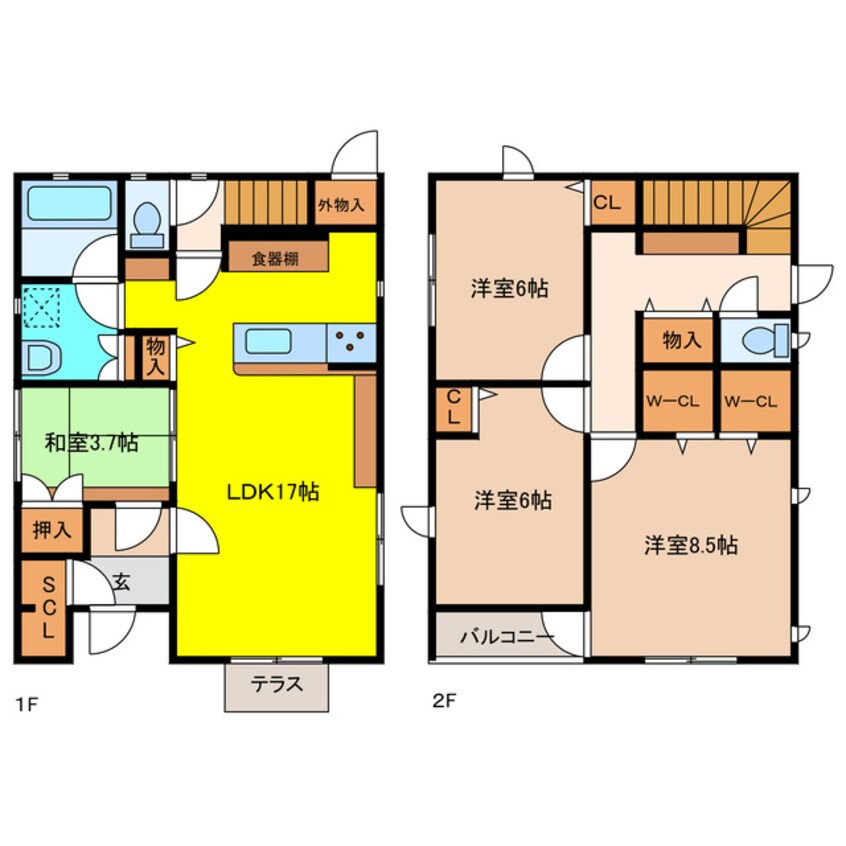 間取図 飛高町栄R