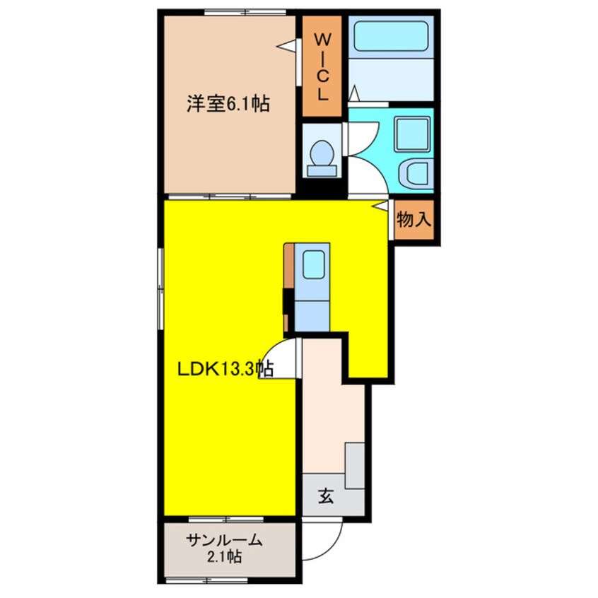 間取図 コンセルヴェ神戸