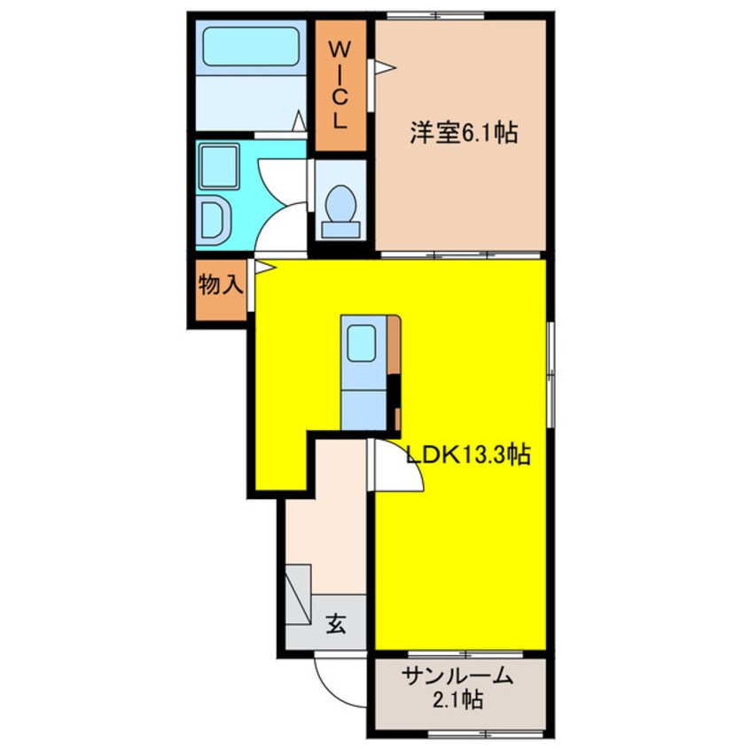 間取図 フォルトゥーナ