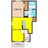 フィッシュタンクA 1LDKの間取り