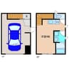 ガレージハウス扶桑駅前 1Rの間取り