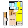 プリート江南 1LDKの間取り