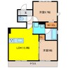 仮）JA賃貸　江南市高屋町 2LDKの間取り