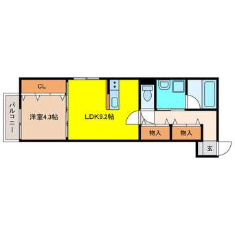 間取図 LA・LA