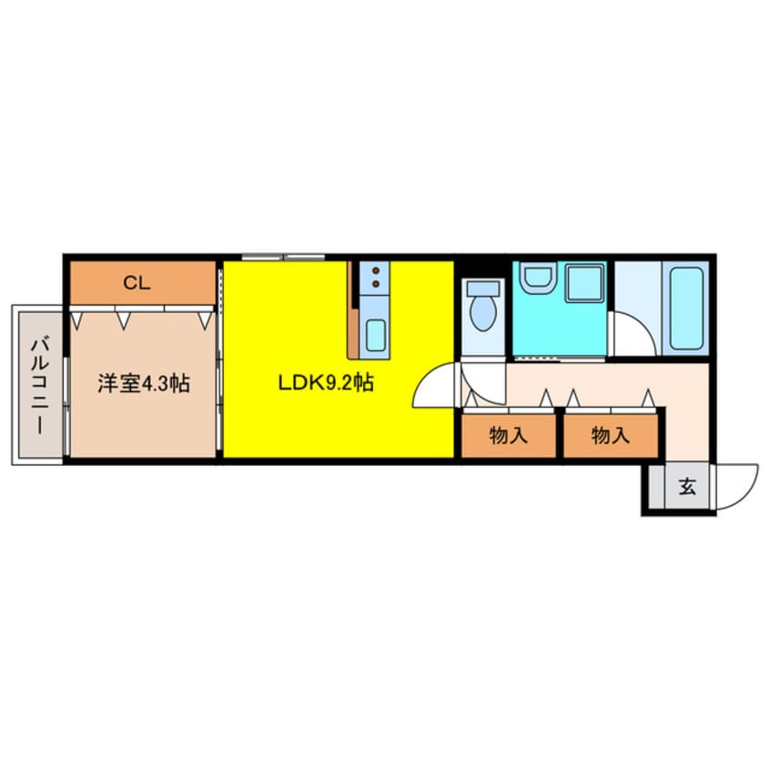 間取図 LA・LA