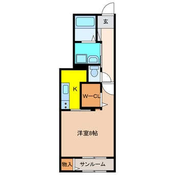 間取図 ベルメゾン江南