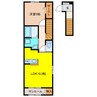 ベルメゾン江南 1LDKの間取り
