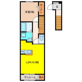 間取図 ベルメゾン江南