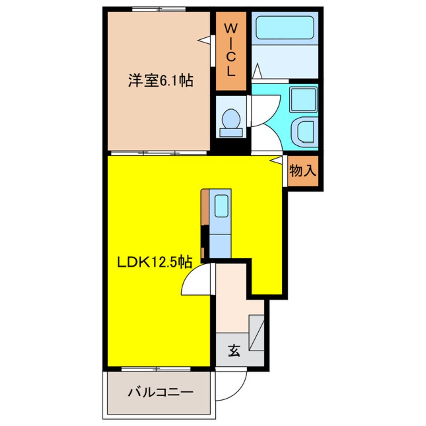 間取図 グリシーナ