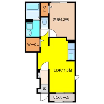 間取図 サンリット本郷Ⅲ