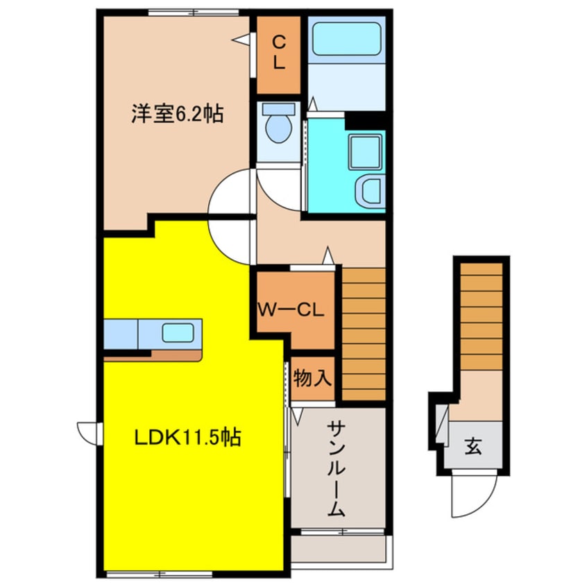 間取図 サンリット本郷Ⅲ