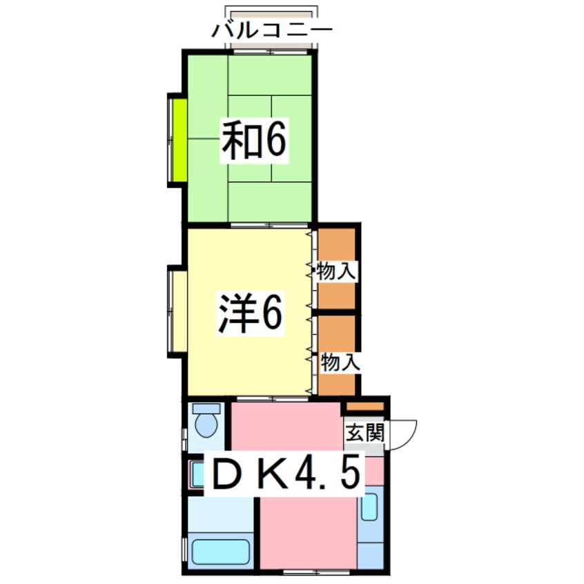 間取図 ハイムシミズ