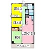 カーサフィオーレ 3LDKの間取り