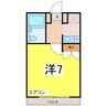 時の村21号館 1Rの間取り