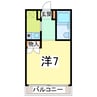 時の村21号館 1Rの間取り
