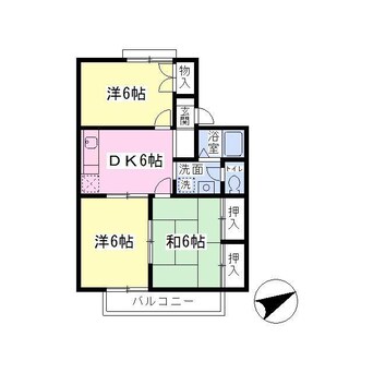 間取図 光ハイツ(木更津市)