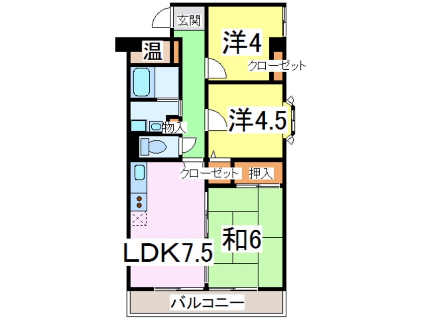 間取図 木更津星の街