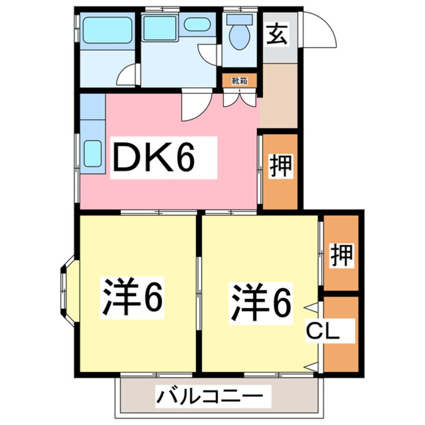 間取図 チェリーコスモ