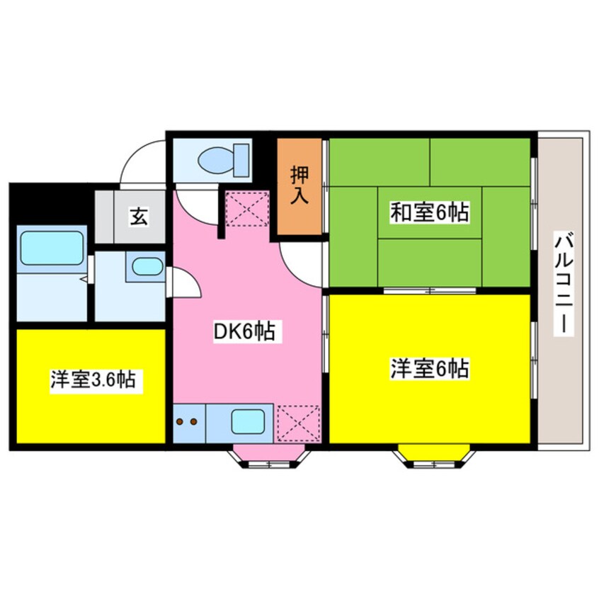 間取図 メゾン陣屋下
